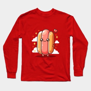 Charming Hotdog Long Sleeve T-Shirt